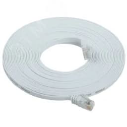 Патч-корд плоский категории 6 UTP 7м белый
