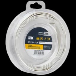 Трубка термоусадочная ТТУ нг-LS 12/6 белая (2м/упак) IEK