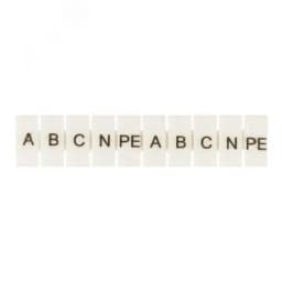 Маркеры для JXB-ST 4 с символами A, B, C, N, PE (10 шт.) PROxima