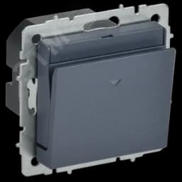 BRITE Выключатель карточный 30А ВС10-1-8-БрМ маренго IEK