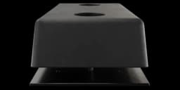 Бампер резиновый БР-450 с монтажной пластиной и комплектом креплений