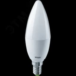 Лампа светодиодная LED 8.5вт Е14 теплый матовая свеча