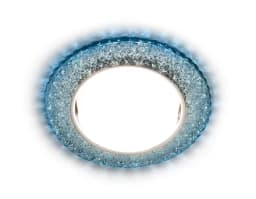 Встраиваемый точечный светильник GX53 с LED подсветкой Ambrella Light G298 CLCLD