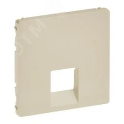 Valena LIFE Лицевая панель для одиночных телефонных/информационных розеток Слоновая кость Legrand