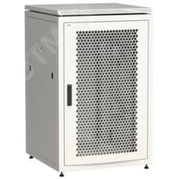 Шкаф сетевой 19" LINEA N 18U 800х800мм перфорированная передняя дверь задняя металлическая серый ITK