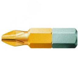 Бита 851/1 TiN PH сверхтвердое покрытие нитридом титана хвостовик 1/4 C 6.3 PH 2X25 мм
