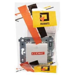 Выключатель 1-кл. 2мод. СП Avanti «Белое облако» 16А IP20 бел. DKC 4400103