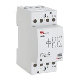 Контактор модульный КМ 25А 4NO 24VAC (2 мод.) AVERES EKF