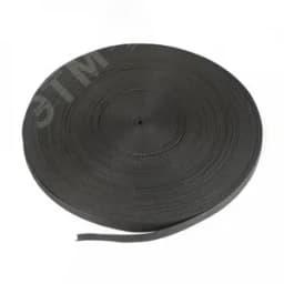 Лента монтажная текстильная 20 мм черная (100м/уп) Промрукав