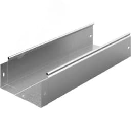 Металлический лоток неперфорированный 200х100х3000, толщина 1,0 мм, Сендзимир цинк