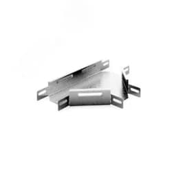 Угловой соединитель Т-образный к лотку 200х80, толщина 1,0 мм, Сендзимир цинк