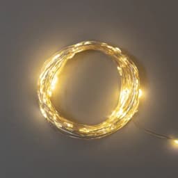 Гирлянда Роса 10м 100LED теплый белый IP44 на батарейках 3хАА с пультом 8 режимов NEONNIGHT 303256