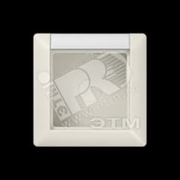 Коробка 1 пост накладная слоновая кость