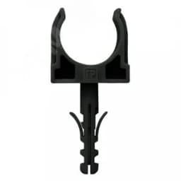 Крепеж-клипса с дюбелем черная д32 в малой упаковке (10шт/450шт уп/кор)