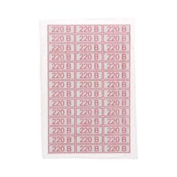 Наклейка знак электробезопасности " 220 В" 10х30мм Rexant 56-0007