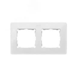 Рамка декоративная, 2 поста, Original, S82 Detail, белый-чёрный Simon