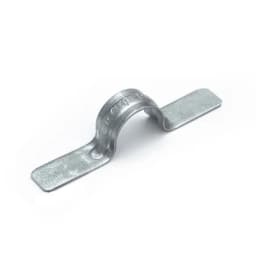 Скоба металлическая двухлапковая СМД d19-20 мм для монтажного пистолета (без отверстий) (100 шт/уп) Промрукав