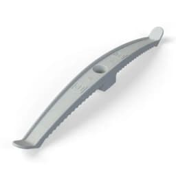 Держатель круглого кабеля двусторонний для прямого монтажа на 16 мест в гофроящике серый (100 шт/кор) Промрукав