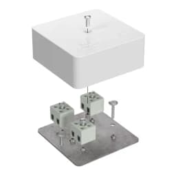 Коробка огнестойкая для кабель-канала 40-0450-FR2.5-6 Е15-Е120 RAL9003 75х75х30 (87 шт/кор) Промрукав
