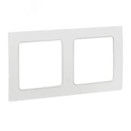 Стокгольм Рамка 2-местная белая EKF