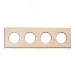 Шедель Рамка 4 постовая для скрытого монтажа (Натурэль на бревно 260мм) BF4C26-640-10 Бирони