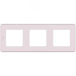 Рамка 3 поста INSPIRIA розовый LEGRAND