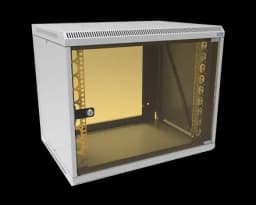 Шкаф телекоммуникационный настенный разборный МИКсистем 19" Lite 9U 600*450 дверь стекло