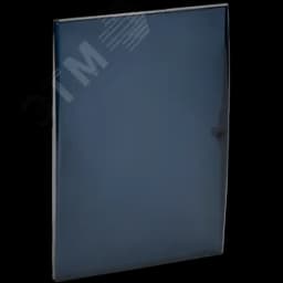 Дверца для корпуса пластикового ЩРН(В)-П-36 IP41 черная прозрачная TEKFOR