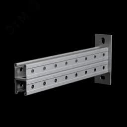 Страт-консоль двойная усиленная 41х41 L200 s:2,5 мм (тройная перфорация) HD85