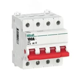 Выключатель-разъединитель 4Р 100А ВН-105 Dekraft