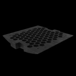 Лежачий полицейский ИДН 500-1 средний элемент РЕЗИНА. Металлокорд. Сотовая структура. ГОСТ Р 52605-2006(ГП) (Яр)