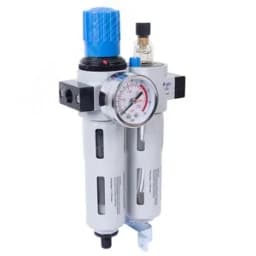 Фильтр влагоотделитель с редуктором и лубрикатор 1/4" 16 бар Мастак