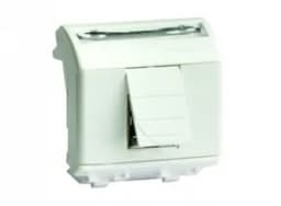 Розетка компьютерная RJ45 категория 5е разъем PcNet (76655B) DKC
