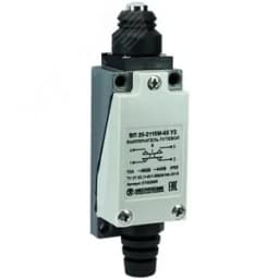 Выключатель путевой ВП 25-2110М-65 У2, толкатель, 1з+1р, безинерционный, 21х56 мм, 3А, IP65