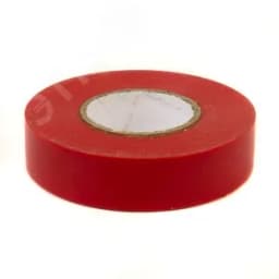 Лента изоляционная ПВХ 15x0,13 10м в рулоне Красная