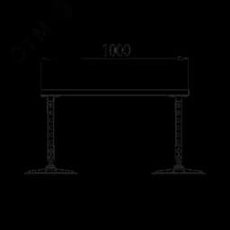 Опорная конструкция для установки оборудования TECHNORAPTOR FOOT 1200х1000