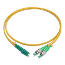 Шнур оптический duplex FC/APC-LC/APC 9/125 sm 1м LSZH Cabeus FOP(d)-9-FC/APC-LC/APC-1m