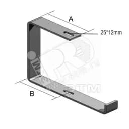 Скоба крепежная 130х100 OBZ Вергокан Россия
