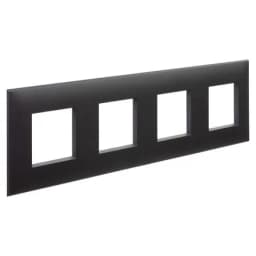 Рамка 4-м 8мод. Avanti «Черный матовый» DKC 4412908