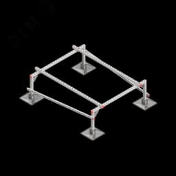 Опорная конструкция для установки оборудования TECHNORAPTOR STEELFOOT 1200х1500 КМ-профиль