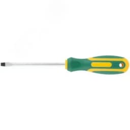 Отвертка "Контур", CrV сталь, прорезиненная ручка 5х100 мм SL