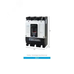 Выключатель автоматический в литом корпусе типа HGP, типоразмера 800 AF, арт. HGP800S3PT4S0000C00700H (700А, 70кА, 3 полюса, AC, расцепитель MTM-JJ, уставка расцепителя 0,8-1хIn, переднее подключение)