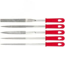 Надфили алмазные, 5 шт, 5x170 мм (широкие)