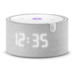 Колонка Станция Мини серая с часами YNDX-00020G Яндекс