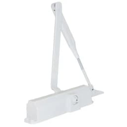 Доводчик для дверей весом до 120 кг, двухскоростной TS Compakt (белый) Dormakaba