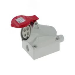 Розетка настенная 16A/400V/3P+E/IP44