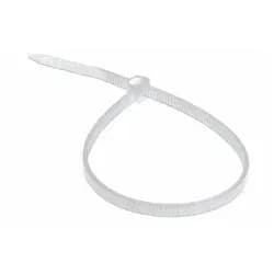 Хомут-стяжка нейлоновый, широкий 8х200 мм белый (100шт/уп) REXANT 07-0202