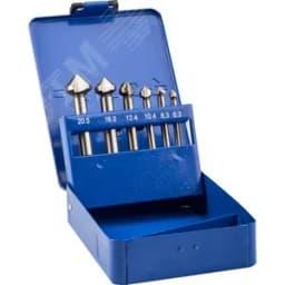 Набор зенкеров, 6 шт(М3-М10), Профессионал ЗУБР