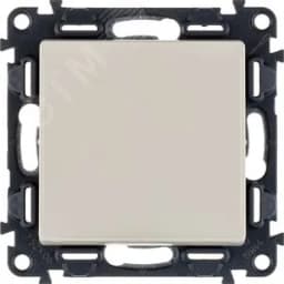 Valena LIFE Переключатель 10АХ 250В с лицевой панелью Безвинтовые зажимы Слоновая кость