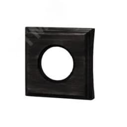 Шедель Рамка 1 постовая (Угольно-черный на бревно 220мм) скрытый монтаж BF4C22-610-119 Бирони